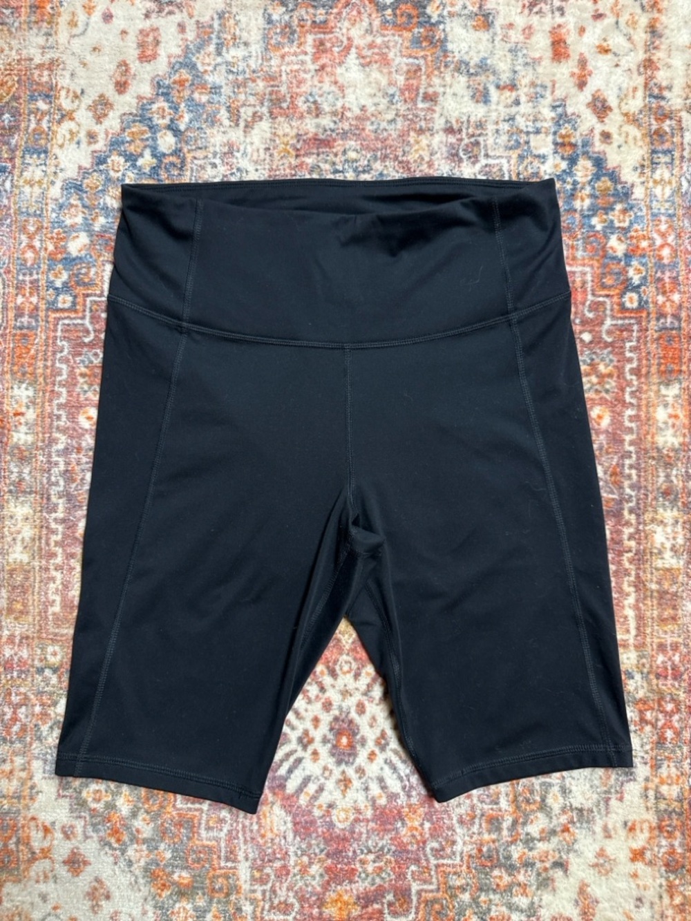 all in motion Black High-Rise Bike Shorts